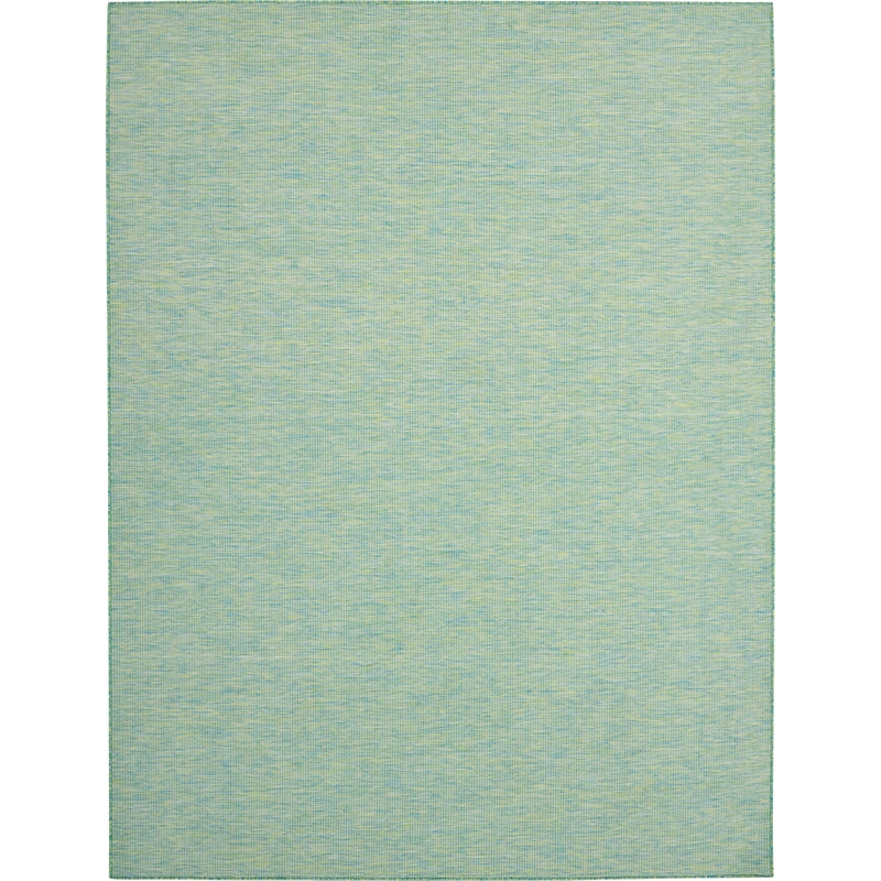 Nourison Positano 6' x 9' Blue Green Fabric Modern Area Rug (6' x 9')