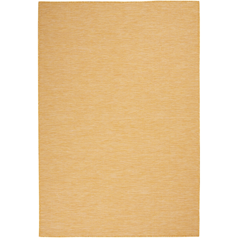 Nourison Positano 4' x 6' Yellow Fabric Modern Area Rug (4' x 6')