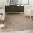 Nourison Positano 5' x 7' Beige Fabric Indoor/Outdoor Modern Rug