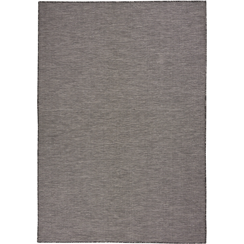 Nourison Positano 5' x 7' Charcoal Fabric Modern Area Rug (5' x 7')