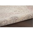 Nourison Tranquil 4' x 6' Fabric Ivory Pink Vintage Indoor Rug