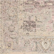 Nourison Tranquil 4' x 6' Fabric Ivory Pink Vintage Indoor Rug