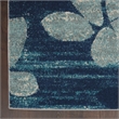 Nourison Tranquil 4' x 6' Navy/Light Blue Farmhouse Indoor Rug Polypropylene