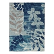 Nourison Tranquil 4' x 6' Navy/Light Blue Farmhouse Indoor Rug Polypropylene