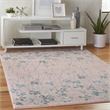 Nourison Tranquil 4' x 6' Pink Indoor Rug Polypropylene