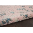 Nourison Tranquil 4' x 6' Pink Indoor Rug Polypropylene