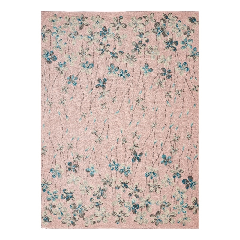 Nourison Tranquil 4' x 6' Pink Indoor Rug Polypropylene