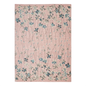 Nourison Tranquil 4' x 6' Pink Indoor Rug Polypropylene