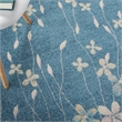Nourison Tranquil 4' x 6' Turquoise Indoor Rug Polypropylene