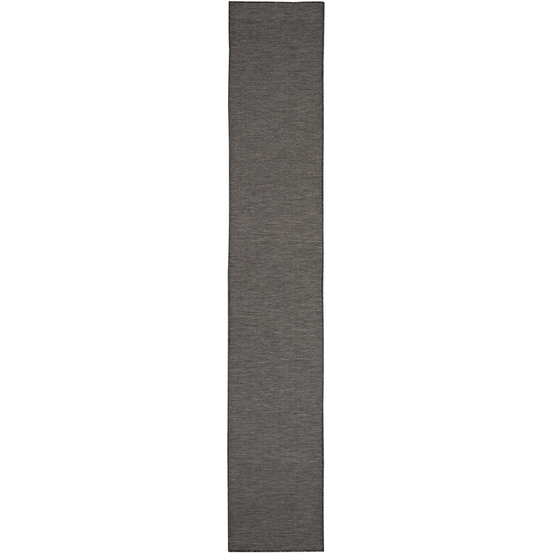 Nourison Positano 10' Runner Charcoal Fabric Modern Area Rug (10' Runner)