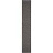 Nourison Positano 10' Runner Charcoal Fabric Modern Area Rug (10' Runner)