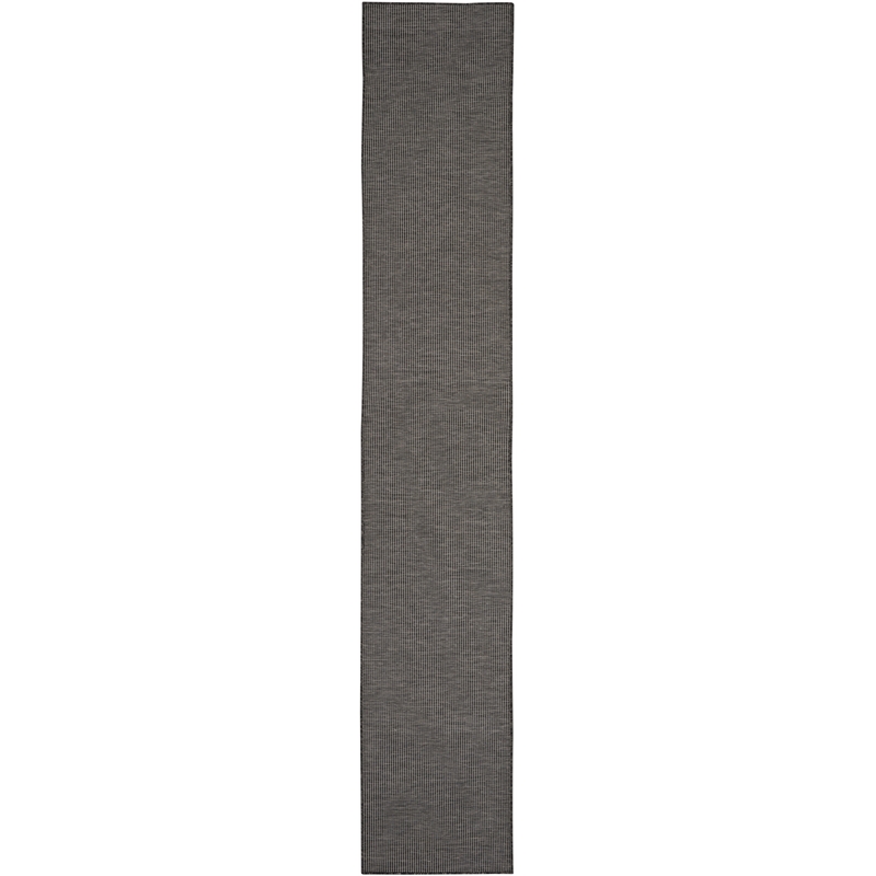 Nourison Positano 10' Runner Charcoal Fabric Modern Area Rug (10' Runner)