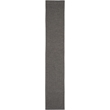 Nourison Positano 10' Runner Charcoal Fabric Modern Area Rug (10' Runner)