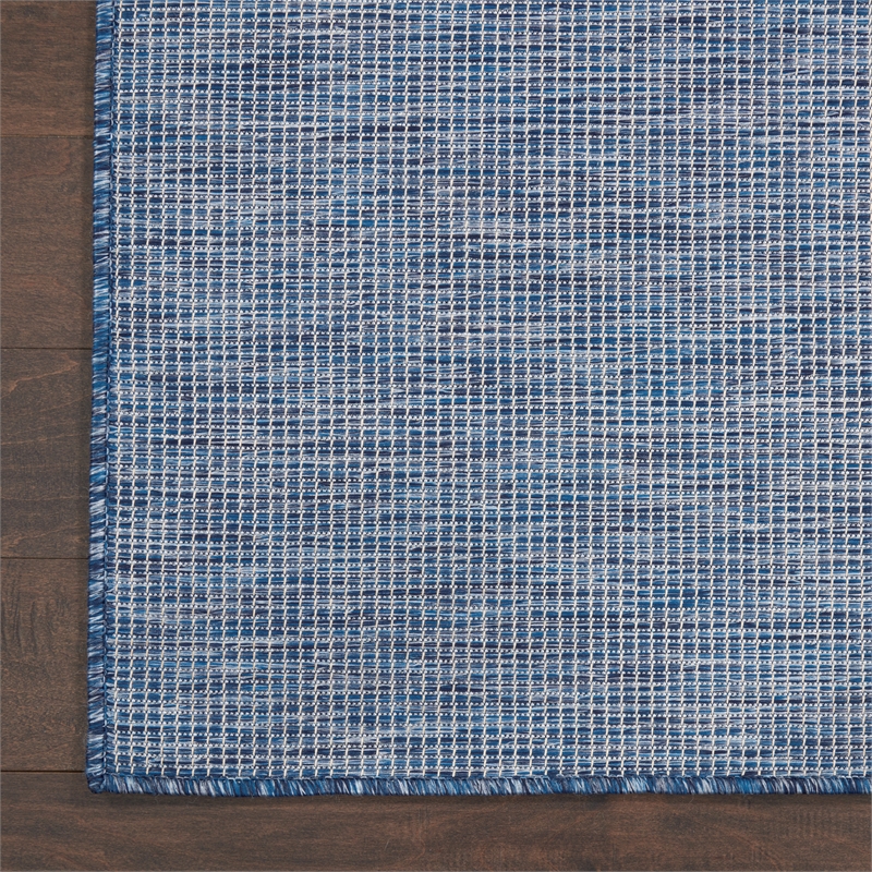 Nourison Positano 6' x 9' Navy Blue Fabric Modern Area Rug (6' x 9')