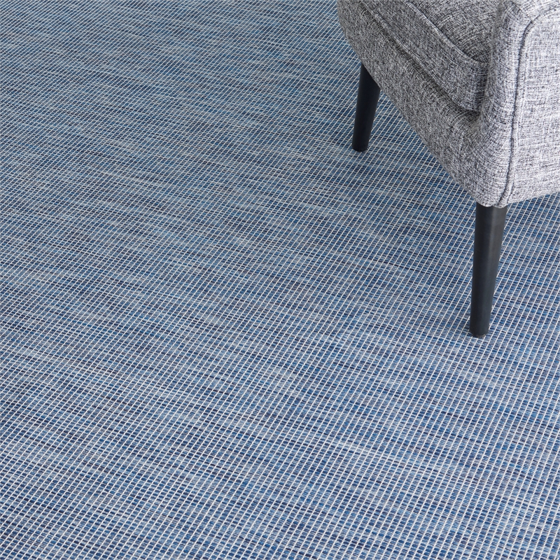 Nourison Positano 6' x 9' Navy Blue Fabric Modern Area Rug (6' x 9')