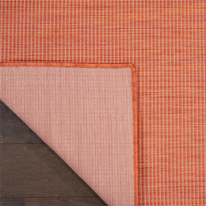 Nourison Positano 6' x 9' Terracotta Fabric Modern Area Rug (6' x 9')