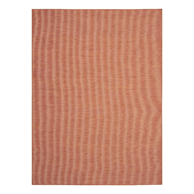 Nourison Positano 6' x 9' Terracotta Fabric Modern Area Rug (6' x 9')