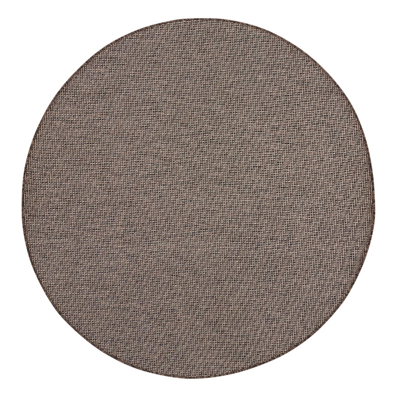 Nourison Positano 6' x Round Natural Fabric Modern Area Rug (6' Round)