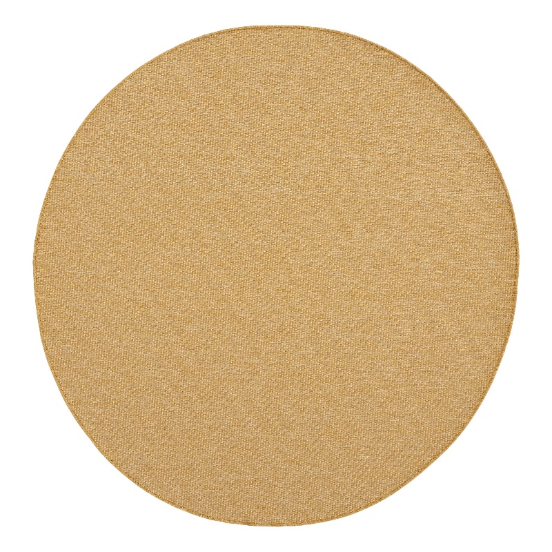 Nourison Positano 6' x Round Yellow Fabric Modern Area Rug (6' Round)