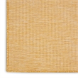 Nourison Positano 12' Runner Yellow Fabric Modern Area Rug (12' Runner)