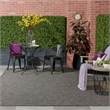 Nourison Positano 7' x 10' Charcoal Fabric Modern Area Rug (7' x 10')