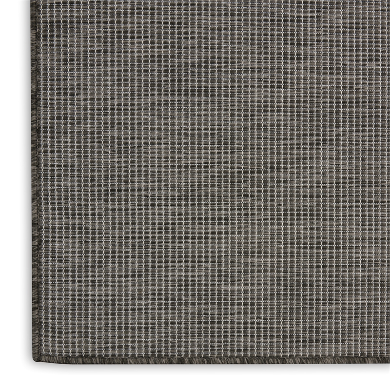 Nourison Positano 7' x 10' Charcoal Fabric Modern Area Rug (7' x 10')