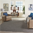 Nourison Positano 7' x 10' Charcoal Fabric Modern Area Rug (7' x 10')