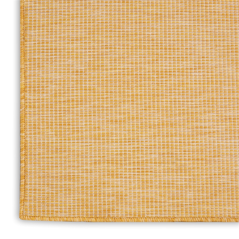 Nourison Positano 7' x 10' Yellow Fabric Modern Area Rug (7' x 10')