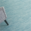 Nourison Positano 8' x 10' Aqua Fabric Modern Area Rug (8' x 10')