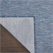 Nourison Positano 8' x 10' Navy Blue Fabric Modern Area Rug (8' x 10')