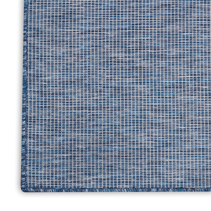 Nourison Positano 8' x 10' Navy Blue Fabric Modern Area Rug (8' x 10')