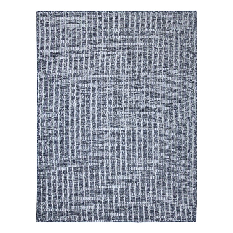 Nourison Positano 8' x 10' Navy Blue Fabric Modern Area Rug (8' x 10')