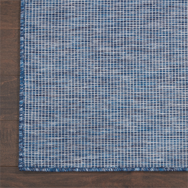Nourison Positano 3' x 5' Navy Blue Fabric Modern Area Rug (3' x 5')