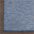Nourison Positano 3' x 5' Navy Blue Fabric Modern Area Rug (3' x 5')
