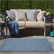 Nourison Positano 3' x 5' Navy Blue Fabric Modern Area Rug (3' x 5')