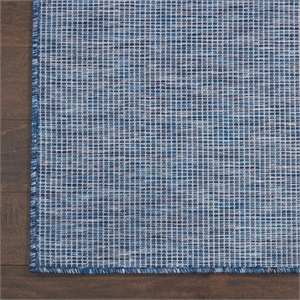 Nourison Positano 3' x 5' Navy Blue Fabric Modern Area Rug (3' x 5')