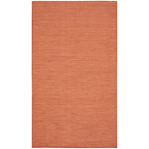 Nourison Positano 3' x 5' Terracotta Fabric Modern Area Rug (3' x 5')