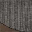 Nourison Positano 8' x Round Charcoal Fabric Modern Area Rug (8' Round)