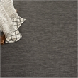 Nourison Positano 8' x Round Charcoal Fabric Modern Area Rug (8' Round)