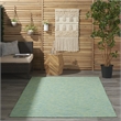 Nourison Positano 4' x 6' Blue Green Fabric Modern Area Rug (4' x 6')
