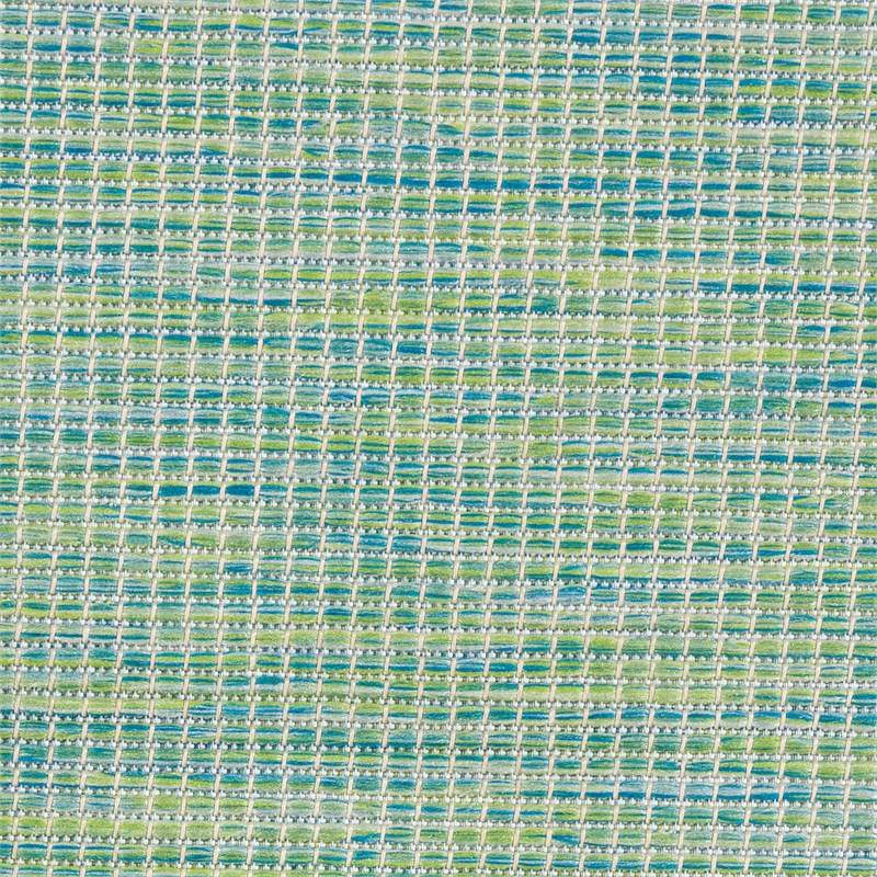Nourison Positano 4' x 6' Blue Green Fabric Modern Area Rug (4' x 6')