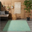 Nourison Positano 4' x 6' Blue Green Fabric Modern Area Rug (4' x 6')