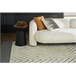 Nourison Positano 4' x 6' Charcoal Modern Indoor/Outdoor Rug