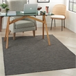 Nourison Positano 4' x 6' Charcoal Modern Indoor/Outdoor Rug