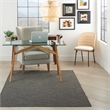 Nourison Positano 4' x 6' Charcoal Modern Indoor/Outdoor Rug