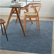 Nourison Positano 4' x 6' Navy Blue Fabric Modern Area Rug (4' x 6')