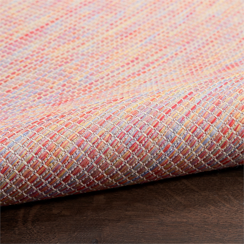 Nourison Positano 4' x 6' Rainbow Fabric Modern Area Rug (4' x 6')
