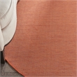 Nourison Positano 8' x Round Terracotta Fabric Modern Area Rug (8' Round)