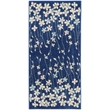 Nourison Tranquil 2' X 4' Navy Indoor Rug