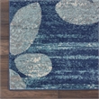 Nourison Tranquil 2' x 4' Navy/Light Blue Farmhouse Indoor Rug